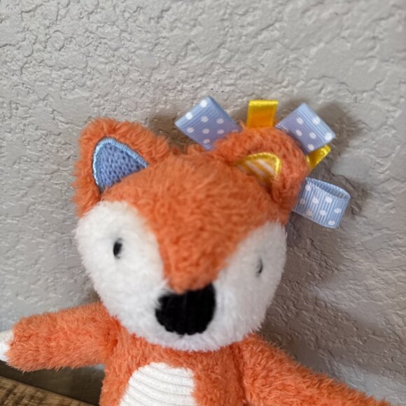Make Believe Ideas Cutie Snuggables Easter Plush Stuffed Animal - Fox Ribbon Tag - Picture 3 of 7